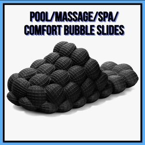 Women’s Black Comfort Bubble Slides